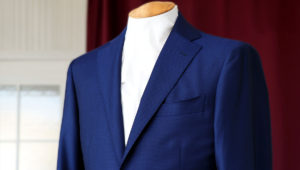 イギリスダロウデイルの平織りグレンチェックのスーツ